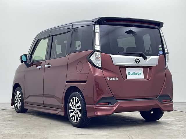 トヨタ タンク カスタムG 秋田県 2020(令2)年 3.6万km ブラックマイカメタリック/ファイアークォーツレッドメタリック 4WD/モデリスタエアロ/両側パワースライドドア/純正SDナビ/　（CD/DVD/Bluetooth/TV）/バックカメラ/クルーズコントロール/ステアリングスイッチ/前席シートヒーター/ビルトインETC/電動格納ミラー/サンシェード/プッシュスタート/純正フロアマット/純正14インチアルミホイール/LEDライト/フォグランプ/オートライト/オートハイビーム/ドアバイザー/スマートキー/純正エンジンスターター