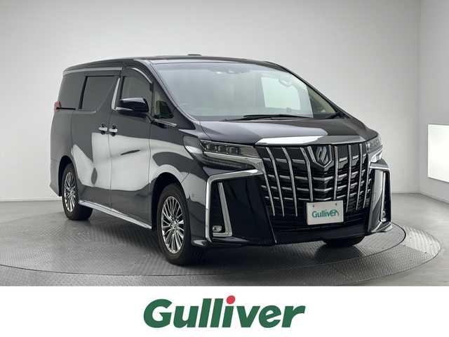 トヨタ アルファードハイブリット エグゼクティブ ラウンジ S 兵庫県 2023(令5)年 6.1万km ブラック 純正SDナビ(CD/DVD/Bluetooth/フルセグ)/アラウンドビューモニター/サンルーフ/両側パワースライドドア/フリップダウンモニター/デジタルインナーミラー/シートヒーター(二列目まで)/エアシート/パワーシート/JBLサウンド/LEDヘッドライト/レザーシート/オートライト/オートマチックハイビーム/追従型クルーズコントロール/ステアリングスイッチ