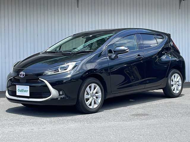 トヨタ アクア Z 長野県 2022(令4)年 1.6万km ブラックマイカ ４WD/Toyota Safety Sense P/純正メーカーディスプレイオーディオ/バックカメラ/前後コーナーセンサー/純正１５インチアルミ/クルーズコントロール/LEDヘッドライト/スマートキー/保証書