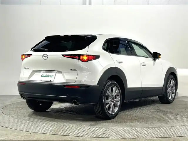 マツダ ＣＸ－３０ 20S Lパッケージ 大阪府 2019(令1)年 3.8万km スノーフレイクホワイトパールマイカ 純正ナビ(フルセグ/DVD再生/Bluetooth) 360カメラ ETC 革シート パワーシート/ヒーター ハンドルヒーター 電動リアゲート 衝突軽減 レーダークルコン BSM クリアランスソナー