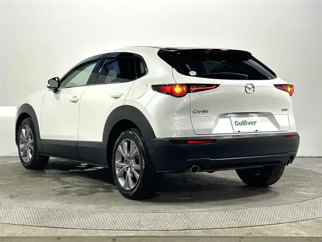 マツダ ＣＸ－３０ 20S Lパッケージ 大阪府 2019(令1)年 3.8万km スノーフレイクホワイトパールマイカ 純正ナビ(フルセグ/DVD再生/Bluetooth) 360カメラ ETC 革シート パワーシート/ヒーター ハンドルヒーター 電動リアゲート 衝突軽減 レーダークルコン BSM クリアランスソナー