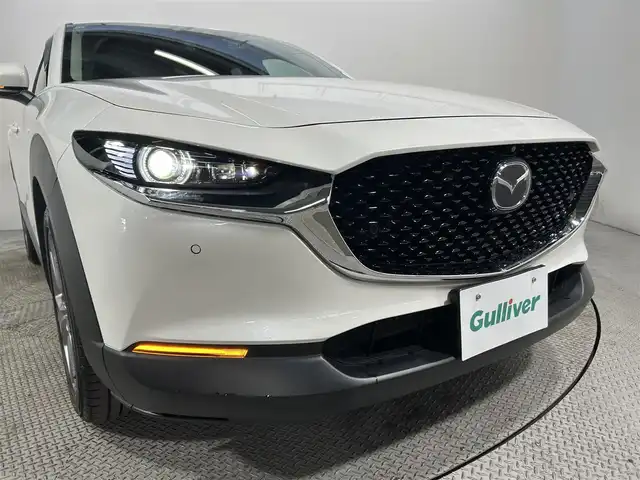 マツダ ＣＸ－３０ 20S Lパッケージ 大阪府 2019(令1)年 3.8万km スノーフレイクホワイトパールマイカ 純正ナビ(フルセグ/DVD再生/Bluetooth) 360カメラ ETC 革シート パワーシート/ヒーター ハンドルヒーター 電動リアゲート 衝突軽減 レーダークルコン BSM クリアランスソナー