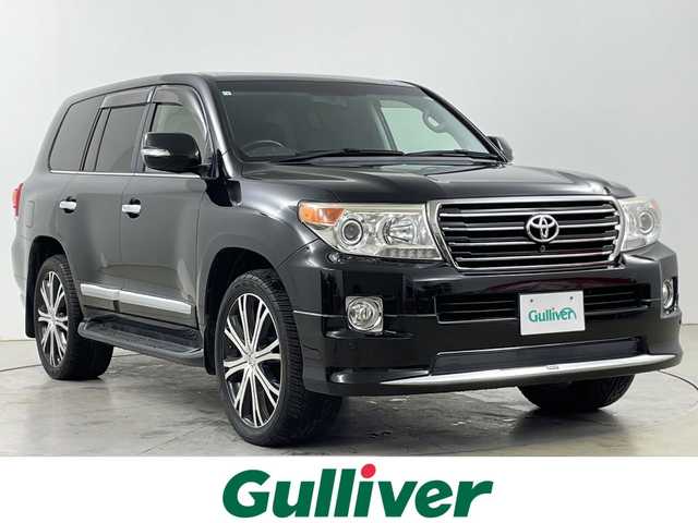 トヨタ ランドクルーザー ZX 道央・札幌 2012(平24)年 3.1万km ブラック ・4WD/・モデリスタ/・ムーンルーフ/・プレミアムサウンドシステム/・メーカー純正ナビ/　　（BT/CD/DVD/フルセグTV/MSV）/・フロント/サイド/バックカメラ/・クルーズコントロール/・ブラックレザーシート/・運転席/助手席シートヒーター/・後席シートヒーター/・運転席/助手席エアシート/・メモリーパワーシート/・ステアリングヒーター/・オートライト/LEDライト/・フォグランプ/・ハイトコントロール/・MTモード付AT/・ETC