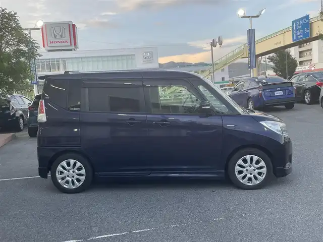 スズキ ソリオ HV MZ 山梨県 2018(平30)年 8.4万km ミッドナイトバイオレットメタリック (株)IDOMが運営する【じしゃロン甲府店】の自社ローン専用車両になります。/こちらは現金またはオートローンご利用時の価格です。自社ローンご希望の方は別途その旨お申付け下さい/スマートキー /衝突軽減ブレーキ/レーダークルーズ/パドルシフト/両側パワースライドドア/リアコーナーセンサー/８インチナビ・フルセグTV/CD・DVD・BTオーディオ/全方位カメラ/オートライト/取説書
