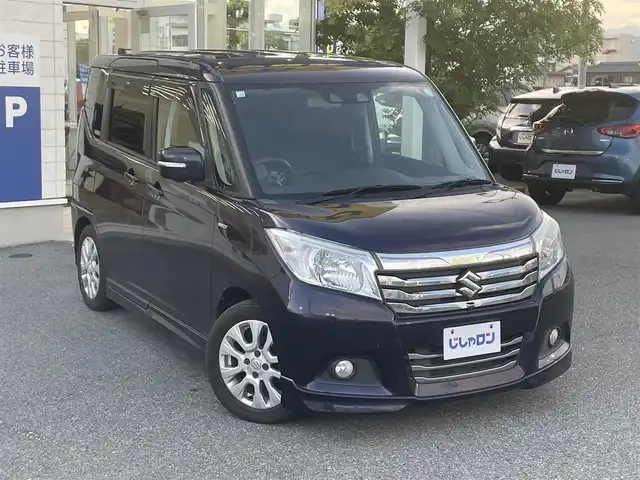 スズキ ソリオ HV MZ 山梨県 2018(平30)年 8.4万km ミッドナイトバイオレットメタリック (株)IDOMが運営する【じしゃロン甲府店】の自社ローン専用車両になります。/こちらは現金またはオートローンご利用時の価格です。自社ローンご希望の方は別途その旨お申付け下さい/スマートキー /衝突軽減ブレーキ/レーダークルーズ/パドルシフト/両側パワースライドドア/リアコーナーセンサー/８インチナビ・フルセグTV/CD・DVD・BTオーディオ/全方位カメラ/オートライト/取説書