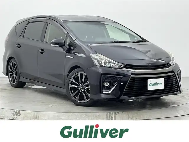 トヨタ プリウス α S ツーリングセレクション G’s 宮城県 2016(平28)年 5.4万km アティチュードブラックマイカ アルパイン９型ナビ　/バックモニター　/クルーズコントロール　/フルセグＴＶ　/Ｂｌｕｅｔｏｏｔｈオーディオ　/ＥＴＣ　/前後ドライブレコーダー　/専用ハーフレザーシート　/革巻ステアリング　/LEDヘッドランプ/フォグランプ/LEDイルミネーションビーム/専用１８インチＡＷ/G’s専用サスペンション/マフラー/スマートキー