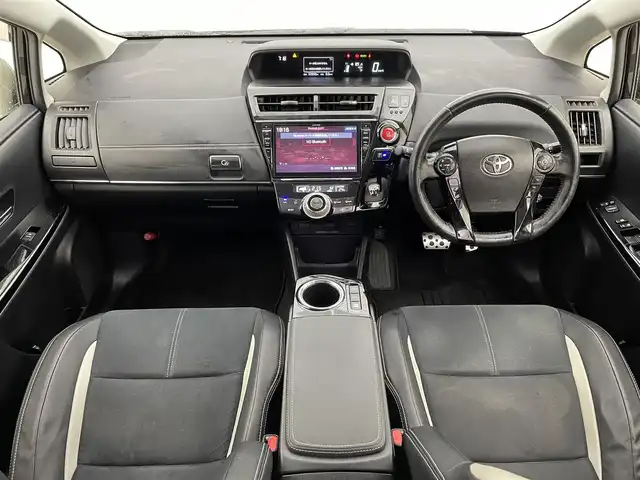 トヨタ プリウス α S ツーリングセレクション G’s 宮城県 2016(平28)年 5.4万km アティチュードブラックマイカ アルパイン９型ナビ　/バックモニター　/クルーズコントロール　/フルセグＴＶ　/Ｂｌｕｅｔｏｏｔｈオーディオ　/ＥＴＣ　/前後ドライブレコーダー　/専用ハーフレザーシート　/革巻ステアリング　/LEDヘッドランプ/フォグランプ/LEDイルミネーションビーム/専用１８インチＡＷ/G’s専用サスペンション/マフラー/スマートキー