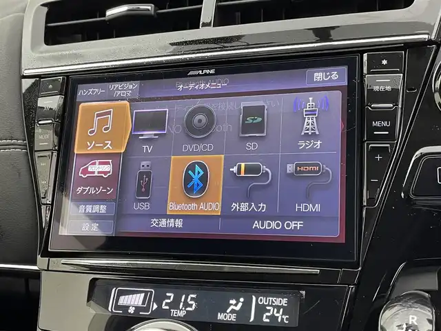 トヨタ プリウス α S ツーリングセレクション G’s 宮城県 2016(平28)年 5.4万km アティチュードブラックマイカ アルパイン９型ナビ　/バックモニター　/クルーズコントロール　/フルセグＴＶ　/Ｂｌｕｅｔｏｏｔｈオーディオ　/ＥＴＣ　/前後ドライブレコーダー　/専用ハーフレザーシート　/革巻ステアリング　/LEDヘッドランプ/フォグランプ/LEDイルミネーションビーム/専用１８インチＡＷ/G’s専用サスペンション/マフラー/スマートキー