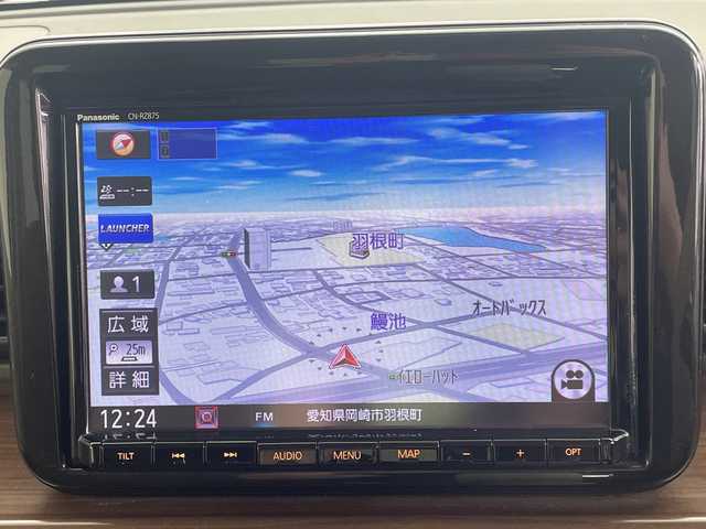 スズキ ラパン ＬＣ X 愛知県 2022(令4)年 3.5万km トラッドカーキメタリック/ソフトベージュ 2トーン ４WD/純正８型ナビフルセグTV/バックカメラ/ETC/ドライブレコーダー/スズキセーフティサポート /ルーフキャリア/シートヒーター /パーキングセンサー/コーナーセンサー /ステアリングスイッチ/純正１４インチアルミ/ワンオーナー /保証書・取説・スペアキー