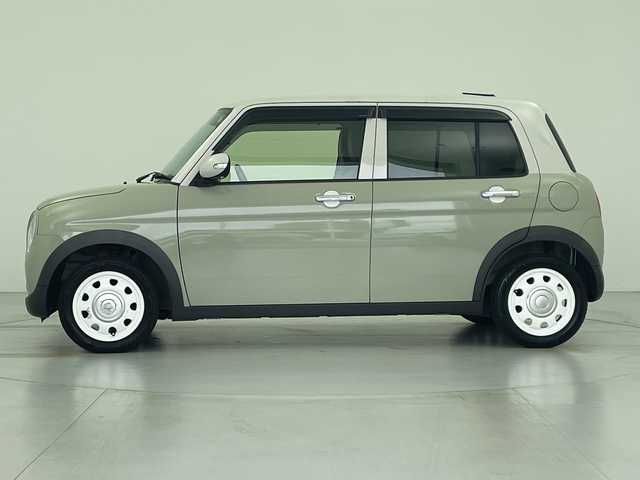 スズキ ラパン ＬＣ X 愛知県 2022(令4)年 3.5万km トラッドカーキメタリック/ソフトベージュ 2トーン ４WD/純正８型ナビフルセグTV/バックカメラ/ETC/ドライブレコーダー/スズキセーフティサポート /ルーフキャリア/シートヒーター /パーキングセンサー/コーナーセンサー /ステアリングスイッチ/純正１４インチアルミ/ワンオーナー /保証書・取説・スペアキー