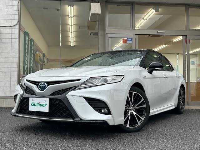 トヨタ カムリ WSレザーパッケージ 埼玉県 2020(令2)年 4.8万km アティチュードブラックマイカ/プラチナホワイトパールマイカ ディスプレイオーディオ/【CD/DVD/フルセグ/Bluetooth】/JBLサウンド/レーダークルーズコントロール/プリクラッシュセーフティシステム/ハーフレザーシート/ETC/パワーシート/ドライブレコーダー/横滑り防止装置
