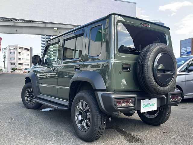 スズキ ジムニー ノマド FC 宮崎県 2025(令7)年 0.4万km Ｄグリーン ボディーカラー：ジャングルグリーン2（WA7 ）/スマートキー　社外ナビ　Bluetooth　バックカメラ　フルセグＴＶ　ＵＳＢ入力端子　クルーズコントロール　社外デジタルインナーミラー型ドライブレコーダー前後　４ＷＤ　アイドリングストップ　背面タイヤ　シートヒーター　コーナーセンサー　社外リアテール　社外サイドステップ