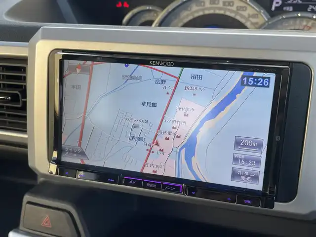 ダイハツ ウェイク G SA 山形県 2014(平26)年 7.1万km パールホワイトⅢ 4WD/衝突被害軽減システム/寒冷地仕様/SDナビ/　　【CD　DVD　BT　フルセグ　USB　AUX　MSV】/バックカメラ/両側パワースライドドア/LEDオートライト/シートヒーター/純正15インチアルミホイール/アイドリングストップ/純正フロアマット/電動格納ミラー/ステアリングスイッチ/スマートキー/ETC