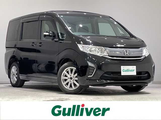 ホンダ ステップワゴン G ホンダセンシング 宮城県 2018(平30)年 7.5万km クリスタルブラックパール １オーナー/ホンダセンシング/・衝突軽減ブレーキ/・路外逸脱抑制機能/・誤発信抑制機能/・標識認識機能/・レーダークルーズ/・アダプティブ・クルーズ・コントロール（ACC）/・オートマチックハイビーム/両側電動スライドドア/純正９型ナビ/純正フリップダウン/フルセグ/バックカメラ/Bluetooth/ETC/スマートキー