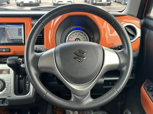 スズキ ハスラー X 道南・函館 2015(平27)年 3.9万km パッションオレンジマイカ/スペリアホワイト /社外メモリーナビ//フルセグTV//レーダーブレーキサポート//運転席シートヒーター//ヒルディセントコントロール//グリップコントロール//HIDヘッドライト//フォグランプ//アイドリングストップ//横滑り防止//スペアキー//取扱説明書//保証書
