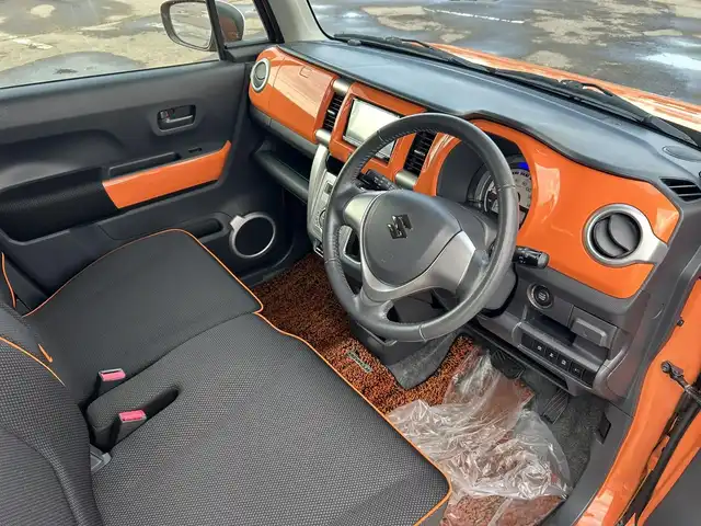 スズキ ハスラー X 道南・函館 2015(平27)年 3.9万km パッションオレンジマイカ/スペリアホワイト /社外メモリーナビ//フルセグTV//レーダーブレーキサポート//運転席シートヒーター//ヒルディセントコントロール//グリップコントロール//HIDヘッドライト//フォグランプ//アイドリングストップ//横滑り防止//スペアキー//取扱説明書//保証書