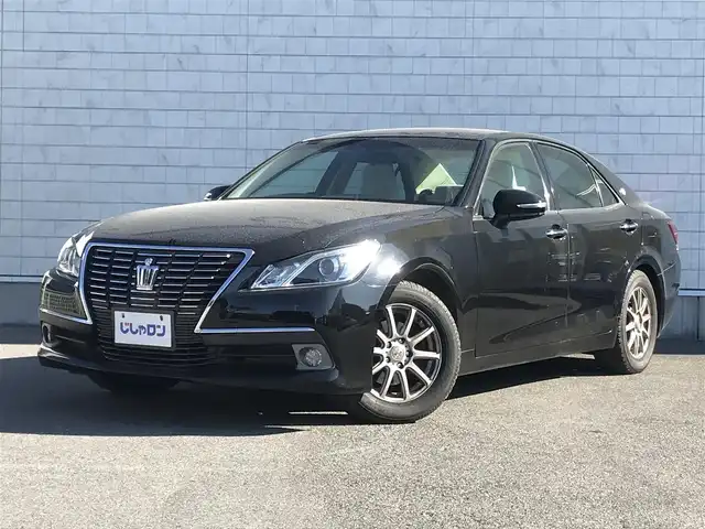 トヨタ クラウン ロイヤル ロイヤルサルーン 栃木県 2013(平25)年 14.2万km ブラック (株)IDOMが運営する【じしゃロン小山店】の自社ローン対象車両になります。こちらは現金ご利用時の価格です。/自社ローンご希望の方は別途その旨お申付け下さい。//禁煙車/純正フルセグナビ/（CD/DVD/AM/FMラジオ）/(Bluetooth)/スマートキー/プッシュスタート/バックカメラ/ＥＴＣ/クルーズコントロール/パワーシート/ステアリングリモコン/電動格納ドアミラー/パワーウインドウ/オートライト/防眩ミラー