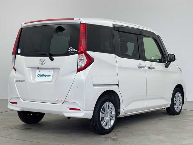 トヨタ ルーミー G 新潟県 2023(令5)年 2万km パールホワイトⅢ 純正ディスプレイオーディオ/全方位カメラ/スマートアシスト/　・衝突軽減ブレーキ/　・先行車発信お知らせ/　・車線逸脱警報/　・標識認識/　・ふらつき警報/前後ドライブレコーダー/ビルトインETC/両側パワースライドドア/コーナーセンサー/オートライト/オートハイビーム/LEDヘッドライト/アイドリングストップ/プッシュスタート/前席シートヒーター/オートドアミラー/純正フロアマット/純正ドアバイザー/スペアキー×1