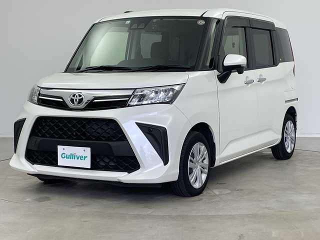 トヨタ ルーミー G 新潟県 2023(令5)年 2万km パールホワイトⅢ 純正ディスプレイオーディオ/全方位カメラ/スマートアシスト/　・衝突軽減ブレーキ/　・先行車発信お知らせ/　・車線逸脱警報/　・標識認識/　・ふらつき警報/前後ドライブレコーダー/ビルトインETC/両側パワースライドドア/コーナーセンサー/オートライト/オートハイビーム/LEDヘッドライト/アイドリングストップ/プッシュスタート/前席シートヒーター/オートドアミラー/純正フロアマット/純正ドアバイザー/スペアキー×1