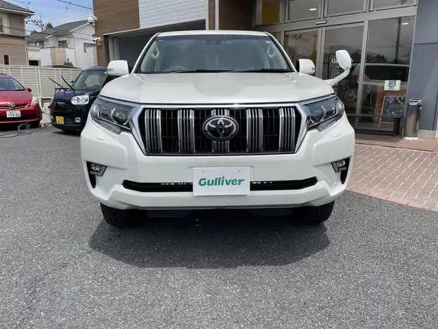 トヨタ ランドクルーザー プラド TX 埼玉県 2021(令3)年 4.8万km ホワイトパールクリスタルシャイン ワンオーナー/メモリナビ/フルセグテレビ/バックカメラ/ウィンカーミラー/クルーズコントロール/ドアバイザー/プッシュスタート/ETC/スペアキー