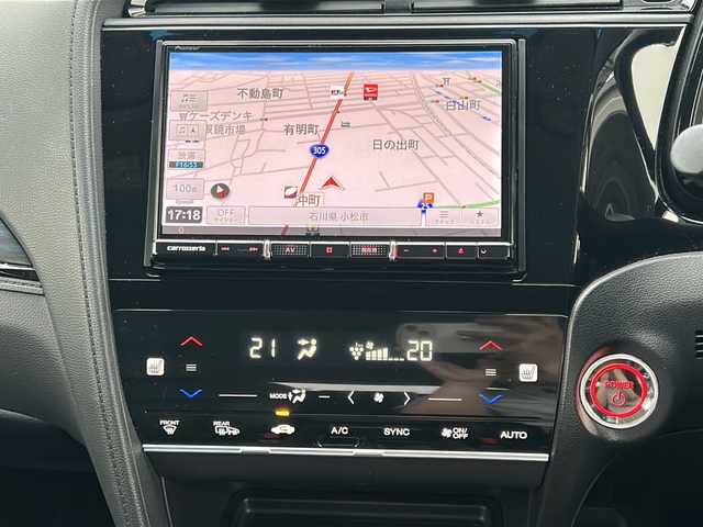 ホンダ シャトル ハイブリッド Z ホンダセンシング 石川県 2019(令1)年 4.5万km クリスタルブラックパール 冬タイヤ車載　/4WD/社外ナビ（AVIC-RL710）/【AM/FM/CD/DBVD/Bluetooth Audio/フルセグ】　/前方ドラレコ（CS-21F）　/バックカメラ　/ビルドインＥＴＣ　/前席シートヒーター　/ホンダセンシング　/・衝突軽減ブレーキ/・誤発進抑制機能/・レーンキープアシスト/・標識認識機能/・オートハイビーム/コンフォートビューパッケージ　/・ヒーテッドドアミラー/・熱線入りフロントウィンドウ