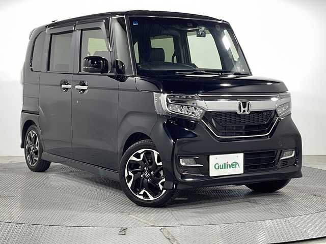 ホンダ Ｎ ＢＯＸ カスタム G EX ターボ ホンダセンシング 広島県 2020(令2)年 2.5万km クリスタルブラックパール 社外ナビ/両側パワースライドドア/バックカメラ/シートヒーター/ハーフレザーシート/パドルシフト/ホンダセンシング/・衝突軽減ブレーキ/・レーンキープアシスト/・アダプティブクルーズコントロール/・オートハイビーム/・誤発進抑制機能/LEDヘッドランプ/純正15インチAW/ETC/ドライブレコーダー
