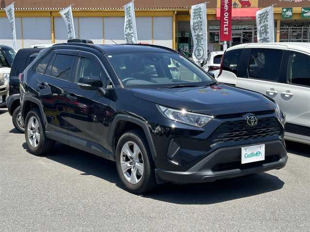 トヨタ ＲＡＶ４ X 群馬県 2021(令3)年 3.4万km 黒 ワンオーナー/ナビゲーション/ワンセグテレビ/CD＆DVD/ブルートゥース接続/バックカメラ/アイドリングストップ/アダプティブクルーズ/衝突軽減ブレーキ/車線逸脱警報/スマートキーX2個/プッシュスタート/ETC/コーナーセンサー/横滑り防止/盗難防止装置/保証書/取扱説明書/整備手帳