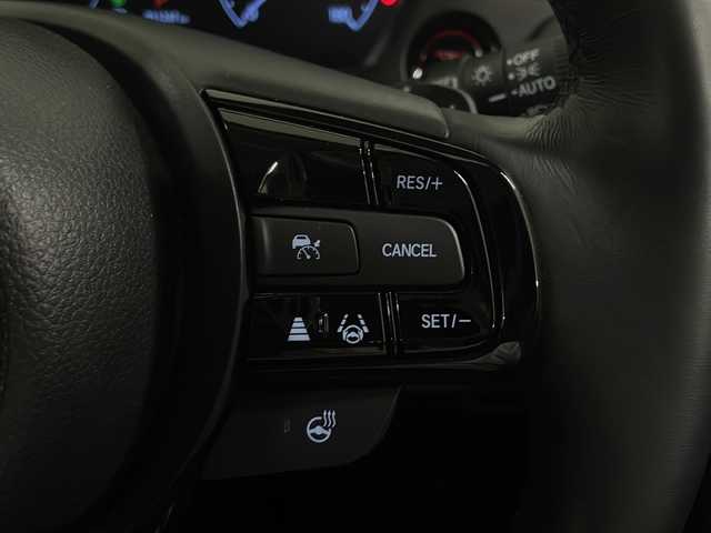 ホンダ ヴェゼル ハイブリッド e:HEV Z 熊本県 2024(令6)年 1.2万km ミッドナイトブルービームM 純正ナビ/（フルセグ/Bluetooth/CD/DVD/SD）/ダウンヒルアシストコントロール/衝突軽減ブレーキ/レーンキープアシスト/アダプティブクルーズコントロール/ブラインドスポットモニター/パワーバックドア/ハーフレザーシート/シートヒーター/ステアリングヒーター/ETC/バックカメラ/スマートキー/プッシュスタート/LEDヘッドライト