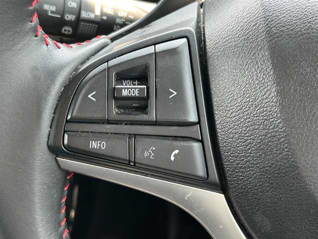 スズキ スペーシア カスタム HYBRID XS ターボ 佐賀県 2020(令2)年 5.9万km ピュアホワイトパール/ブラック2トーン デュアルセンサーブレーキサポート/リアセンサー/レーダークルーズコントロール/純正8インチSDナビ/・全方位モニター/・フルセグTV/BT/CD/DVD/両側パワースライドドア/純正15インチAW/LEDヘッドライト/オートライト/フォグランプ/ハーフレザーシート（合皮）/シートヒーター/革巻きステアリング/パドルシフト/ETC/リアサーキュレーター/リアサンシェード/リアシートテーブル/電動格納ミラー/フロアマット/ドアバイザー/エアバックW/サイド/カーテン