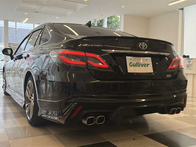 トヨタ クラウン ハイブリッド RS アドバンス 岐阜県 2020(令2)年 4.9万km プレシャスブラックパール モデリスタエアロ/モデリスタスポーツマフラー/黒革シート/12.3インチディスプレイ/デジタルインナーミラー/パノラミックビューモニター/ブラインドスポットモニター/トヨタセーフティセンス/レーダークルーズコントロール/オートマチックハイビーム/オートライト/LEDヘッドライト/パドルシフト/前席パワーシート/前席シートヒーター/ベンチレーションシート/D席メモリーシート/ヘッドアップディスプレイ/ビルトインETC2.0