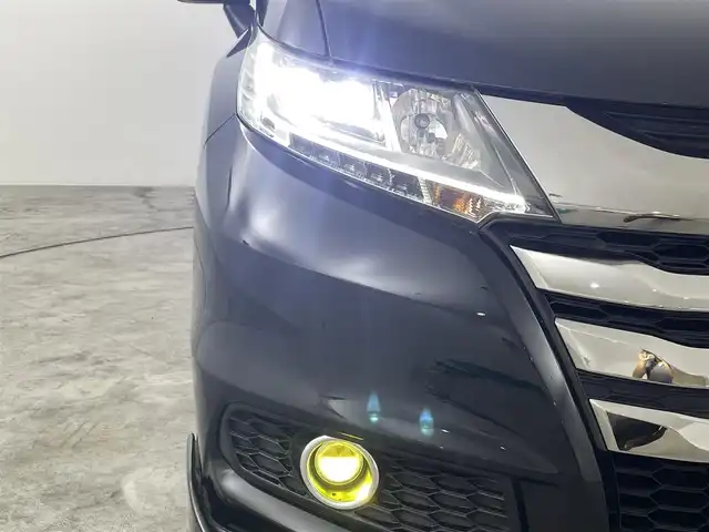 ホンダ オデッセイ アブソルート・EXホンダセンジング 福島県 2016(平28)年 5.1万km クリスタルブラックパール ワンオーナー　/ホンダセンシング　/・CMBS/・レーダークルーズコントロール/・レーンアシスト/・BSM/。オートハイビーム/全方位カメラ　/純正ナビ　/ＥＴＣ　/両側パワースライドドア　/パワーシート　/ハーフレザーシート　/ステアリングスイッチ　/・革巻きステアリング/・チルトステアリング/社外エアロ　/プッシュスタート　/・スマートキー　/・スペアキー/ＬＥＤライト/・オートライト/・フォグライト/純正フロアマット/ドアバイザー/ウィンカーミラー/取扱説明書/・保証書