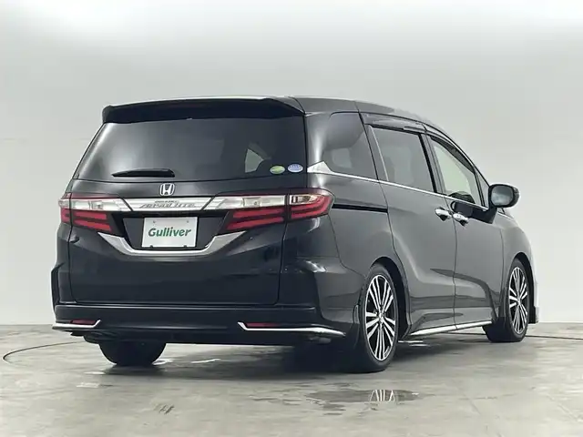 ホンダ オデッセイ アブソルート・EXホンダセンジング 福島県 2016(平28)年 5.1万km クリスタルブラックパール ワンオーナー　/ホンダセンシング　/・CMBS/・レーダークルーズコントロール/・レーンアシスト/・BSM/。オートハイビーム/全方位カメラ　/純正ナビ　/ＥＴＣ　/両側パワースライドドア　/パワーシート　/ハーフレザーシート　/ステアリングスイッチ　/・革巻きステアリング/・チルトステアリング/社外エアロ　/プッシュスタート　/・スマートキー　/・スペアキー/ＬＥＤライト/・オートライト/・フォグライト/純正フロアマット/ドアバイザー/ウィンカーミラー/取扱説明書/・保証書
