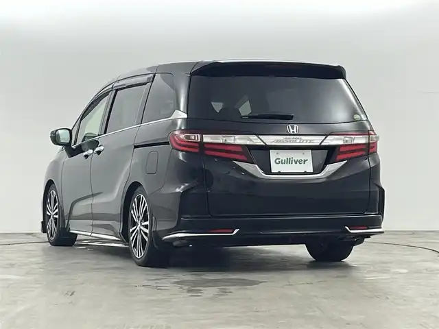 ホンダ オデッセイ アブソルート・EXホンダセンジング 福島県 2016(平28)年 5.1万km クリスタルブラックパール ワンオーナー　/ホンダセンシング　/・CMBS/・レーダークルーズコントロール/・レーンアシスト/・BSM/。オートハイビーム/全方位カメラ　/純正ナビ　/ＥＴＣ　/両側パワースライドドア　/パワーシート　/ハーフレザーシート　/ステアリングスイッチ　/・革巻きステアリング/・チルトステアリング/社外エアロ　/プッシュスタート　/・スマートキー　/・スペアキー/ＬＥＤライト/・オートライト/・フォグライト/純正フロアマット/ドアバイザー/ウィンカーミラー/取扱説明書/・保証書