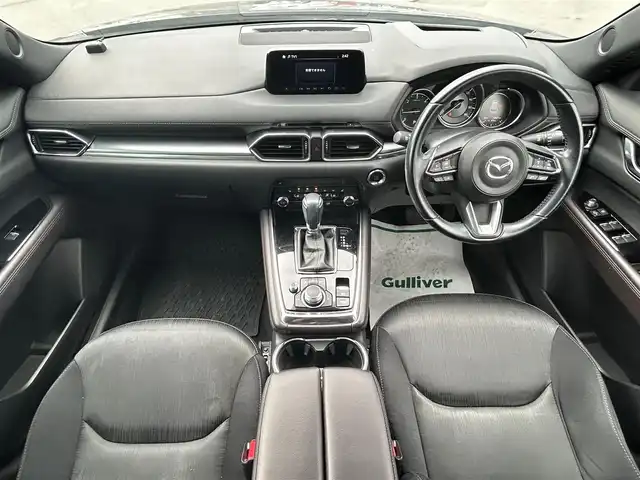マツダ ＣＸ－８ XD プロアクティブ 静岡県 2019(平31)年 7万km ディープクリスタルブルーマイカ エンジンスタートボタン/パワーステアリング/パワーウィンドウ/アイドリングストップ/WAC/スマートキー（スペアキー1本）/クルーズコントロール（追従走行：有）/純正ETC/純正SDナビ（BT接続、フルセグTV、CDチェンジャー、AUX、DVD再生機能有)/全方位カメラ/後席用モニター（ALPINE)/３列シート/電動リアゲート/前後ドライブレコーダー/純正フロアマット/布系シート/D席パワーシート/D+N席シートヒーター/純正フロアマット/純正アルミホイール/ルーフレール/ABS/横滑り防止装置/レーンキープアシスト/オートライト/オートマチックハイビーム/前後コーナーセンサー/LEDヘッドライト/W+サイドエアバッグ/衝突軽減システム