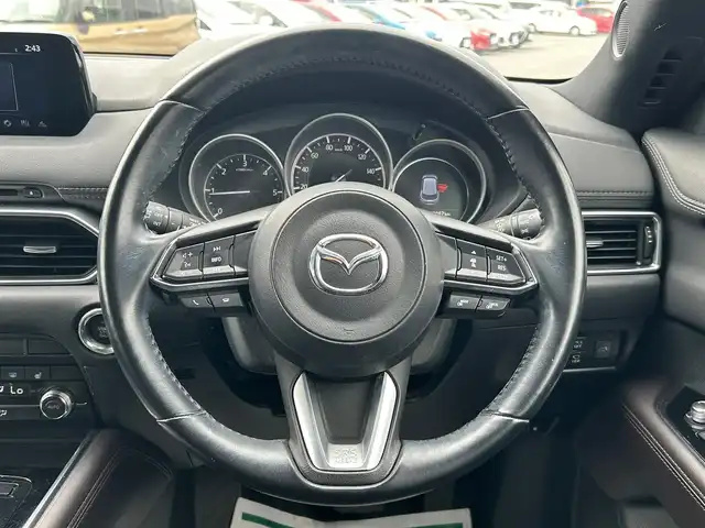 マツダ ＣＸ－８ XD プロアクティブ 静岡県 2019(平31)年 7万km ディープクリスタルブルーマイカ エンジンスタートボタン/パワーステアリング/パワーウィンドウ/アイドリングストップ/WAC/スマートキー（スペアキー1本）/クルーズコントロール（追従走行：有）/純正ETC/純正SDナビ（BT接続、フルセグTV、CDチェンジャー、AUX、DVD再生機能有)/全方位カメラ/後席用モニター（ALPINE)/３列シート/電動リアゲート/前後ドライブレコーダー/純正フロアマット/布系シート/D席パワーシート/D+N席シートヒーター/純正フロアマット/純正アルミホイール/ルーフレール/ABS/横滑り防止装置/レーンキープアシスト/オートライト/オートマチックハイビーム/前後コーナーセンサー/LEDヘッドライト/W+サイドエアバッグ/衝突軽減システム
