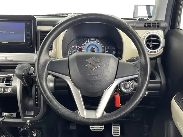 スズキ クロスビー HYBRID MX 大分県 2020(令2)年 8万km スーパーブラックパール 社外SDナビ/（フルセグ/CD/DVD/Bluetooth）/ETC/前席シートヒーター/パドルシフト/レーダー探知機/（ZERO７０６V）/ヘッドライトレベライザー/プッシュスタート・スマートキー/電動格納ミラー/保証書・取扱説明書