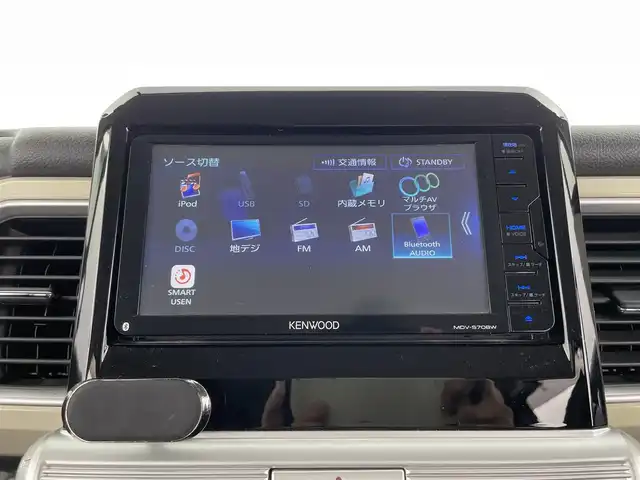 スズキ クロスビー HYBRID MX 大分県 2020(令2)年 8万km スーパーブラックパール 社外SDナビ/（フルセグ/CD/DVD/Bluetooth）/ETC/前席シートヒーター/パドルシフト/レーダー探知機/（ZERO７０６V）/ヘッドライトレベライザー/プッシュスタート・スマートキー/電動格納ミラー/保証書・取扱説明書