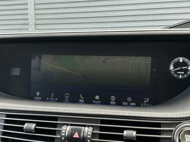 レクサス ＬＳ 500 Fスポーツ 茨城県 2018(平30)年 5.6万km ホワイトノーヴァガラスフレーク サンル-フ /マクレビ /HUD /サラウンドビューモニター /黒革 /シートヒーター /ベンチレーション /M付パワーシート /デジタルインナーミラー /レクサスSFT /ACC /LKA /BSM /RCTA /パワートランク /三眼LED /ナビ /12セグ /BT/USB/DVD /パークセンサー /ETC2.0 /禁煙車