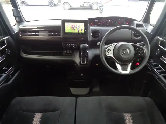 ホンダ Ｎ ＢＯＸ カスタム G L ホンダセンシング 鹿児島県 2020(令2)年 9.8万km クリスタルブラックパール ワンオーナー/車検令和9年3月まで/取説、ナビ取説、保証書あり/純正Gathersナビ(VXM-214VFi)/バックカメラ、フルセグTV、DVD/ブルートゥースオーディオ、SD音録/ホンダセンシング/レーダークルーズコントロール/前席左右シートヒーター/LEDヘッドライト/LEDフォグライト/左側パワースライドドア/ビルトインETC/サイドカーテンエアバッグ/プッシュスタート/スマートキー2個あり