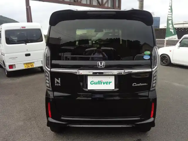 ホンダ Ｎ ＢＯＸ カスタム G L ホンダセンシング 鹿児島県 2020(令2)年 9.8万km クリスタルブラックパール ワンオーナー/車検令和9年3月まで/取説、ナビ取説、保証書あり/純正Gathersナビ(VXM-214VFi)/バックカメラ、フルセグTV、DVD/ブルートゥースオーディオ、SD音録/ホンダセンシング/レーダークルーズコントロール/前席左右シートヒーター/LEDヘッドライト/LEDフォグライト/左側パワースライドドア/ビルトインETC/サイドカーテンエアバッグ/プッシュスタート/スマートキー2個あり