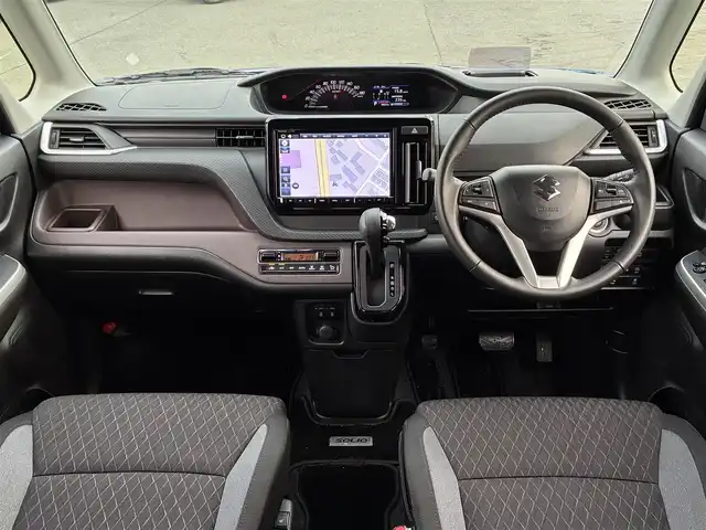 スズキ ソリオ バンディット HV MV 愛知県 2022(令4)年 0.9万km スピーディーブルーM ワンオーナー　/純正１０型ナビ　/・フルセグＴＶ　/・Ｂｌｕｅｔｏｏｔｈ　/・CD/DVD/片側パワスラ　/シートヒーター(D/N)/ヘッドアップディスプレイ　/レーダークルーズ　/車線逸脱警報　/前後ドラレコ　/純正フロアマット　/純正ＡＷ　/フォグランプ　/保証書　/取扱説明書