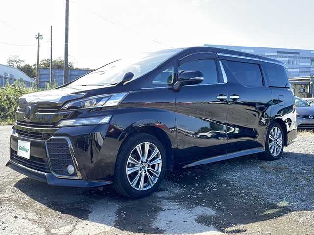 トヨタ ヴェルファイア Z Aエディション ゴールデンアイズ 千葉県 2017(平29)年 5.2万km ブラック ・ALPINE10型ナビ/・ALPINE後席モニター/・衝突被害軽減ブレーキ/・レーダークルーズコントロール/・バックカメラ/・プッシュスタートボタン/・スマートキー/・両側パワースライドドア/・パワーバックドア/・横滑り防止装置/・ビルトインETC/・フルセグTV/・社外ナビ/・LEDヘッドライト/・クリアランスソナー