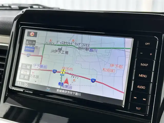 スズキ クロスビー HYBRID MZ 愛媛県 2019(平31)年 3.1万km ピュアホワイトパール/ブラック2トーンルーフ 社外SDナビゲーション（CN-RZ743W）/（フルセグTV/Bluetooth/CD/DVD）/全方位モニター/セーフティサポート（予防安全技術）/・デュアルセンサーブレーキサポート/・誤発進抑制機能（前方/後方）/・車線逸脱警報機能/・ふらつき警報機能/・先行車発進お知らせ機能/・ハイビームアシスト/・後退時ブレーキサポート/・リアパーキングセンサー/ビルトインETC/ヒルホールドコントロール/クルーズコントロール/LEDヘッドランプ/オートライト/LEDフロントフォグランプ/2トーンルーフ/純正１６インチアルミホイール/SRSエアバック（運転席/助手席/サイド/カーテン）/シートヒーター（運転席/助手席）/パーソナルテーブル（後席左右）/キーレスプッシュスタートシステム/スペアキー１本/保証書/取扱説明書