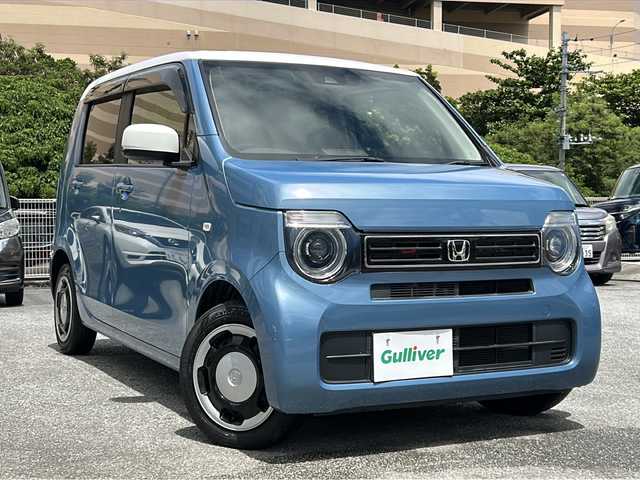 ホンダ Ｎ ＷＧＮ L ホンダセンシング 沖縄県 2019(令1)年 4.5万km ホライズンシーブルーパール 純正ナビ/（ＡＭ／ＦＭ／ＣＤ／ＤＶＤ／ＢＴ）　/バックモニター　/フルセグＴＶ　/ホンダセンシング　/オートライト　/スマートキー　/ＥＴＣ　/クルコン　/パーキングアシスト　/純正フロアマット　/ＬＥＤヘッドライト/USB入力端子/プッシュスタート