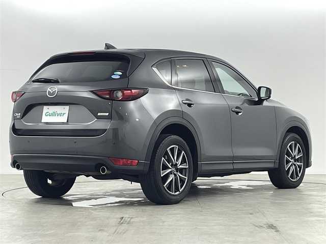 マツダ ＣＸ－５ 25S Lパッケージ 福島県 2017(平29)年 4.5万km マシーングレープレミアムM 衝突軽減ブレーキ/・車線逸脱警報装置/・コーナーセンサー/・レーダークルーズコントロール/純正ナビ/・フルセグTV/BT/CD/DVD/USB/AUX/・バックカメラ/・ETC/・ドライブレコーダー/パワーバックドア/アイドリングストップ/ヘッドアップディスプレイ/電子パーキング/・オートホールド/革巻きステアリング/・ステアリングリモコン/・ステアリングヒーター/レザーシート/・シートヒーター(運転席/助手席)/・パワーシート(運転席/助手席)/・メモリシート(運転席)/プッシュスタート/・スマートキー/・スペアキー/LEDヘッドライト/・オートライト/・フォグライト/純正フロアマット