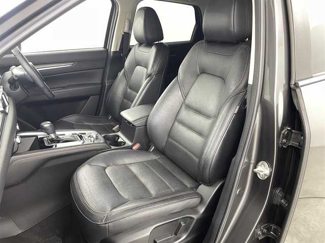 マツダ ＣＸ－５ 25S Lパッケージ 福島県 2017(平29)年 4.5万km マシーングレープレミアムM 衝突軽減ブレーキ/・車線逸脱警報装置/・コーナーセンサー/・レーダークルーズコントロール/純正ナビ/・フルセグTV/BT/CD/DVD/USB/AUX/・バックカメラ/・ETC/・ドライブレコーダー/パワーバックドア/アイドリングストップ/ヘッドアップディスプレイ/電子パーキング/・オートホールド/革巻きステアリング/・ステアリングリモコン/・ステアリングヒーター/レザーシート/・シートヒーター(運転席/助手席)/・パワーシート(運転席/助手席)/・メモリシート(運転席)/プッシュスタート/・スマートキー/・スペアキー/LEDヘッドライト/・オートライト/・フォグライト/純正フロアマット