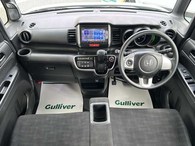 ホンダ Ｎ ＢＯＸ G Lパッケージ 神奈川県 2015(平27)年 5.1万km プレミアムホワイトパールⅡ ワンオーナー/純正ナビ（CD/USB/SD/AUX）/両側パワースライドドア/衝突被害軽減ブレーキ/横滑り防止装置/ＥＴＣ/プッシュスタート/オートライト/純正フロアマット/保証書/取扱説明書