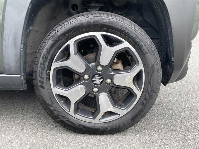 スズキ ハスラー HYBRID X 静岡県 2020(令2)年 5万km クールカーキPM デュアルカメラブレーキサポート　/社外ナビ　/オートハイビーム　/前席シートヒーター　/純正15インチAW /コーナーセンサー/社外フロアマット　/保証書　/取説　