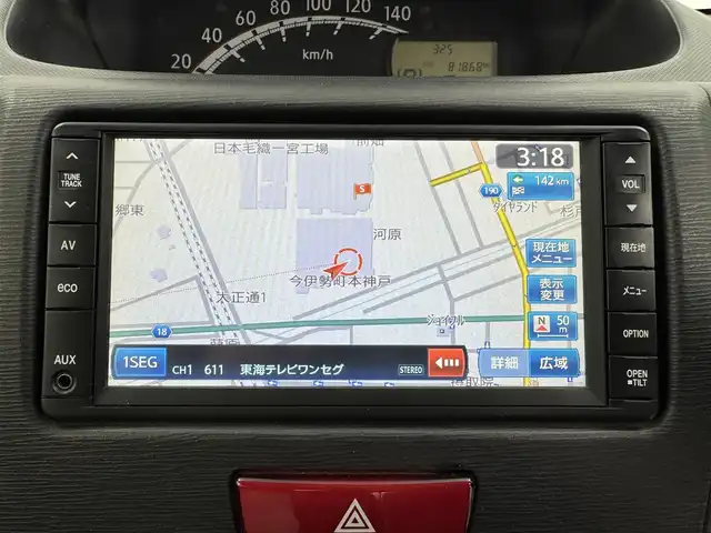 ダイハツ ムーヴ カスタム G 愛知県 2012(平24)年 8.2万km アーバンナイトブルークリスタルメタリック プッシュスタート　/純正ナビ　/ワンセグTV　/スマートキー　/バックカメラ　/社外AW　/CD　
