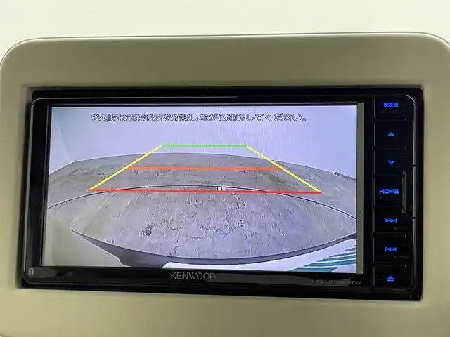 スズキ ラパン X 岡山県 2022(令4)年 4.2万km フォーンベージュM 社外SDナビ/（CD/DVD/BT/フルセグTV）/バックカメラ/社外前方ドライブレコーダー/LEDヘッドライト/オートライト/コーナーセンサー/前席シートヒーター/衝突軽減ブレーキ/純正フロアマット/純正14インチアルミ/新車保証書